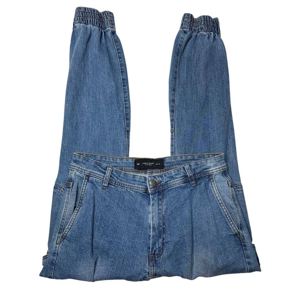 Cotton On Urban Jogger Cargo Denim Blue Wash Size 30 - Picture 5 of 11